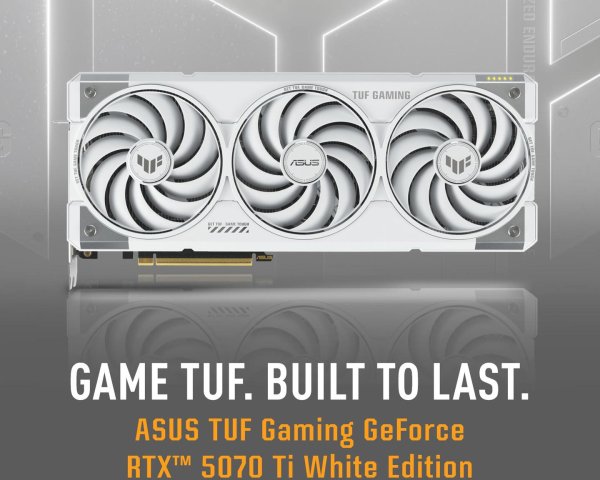 汇盈策略  华硕推出白色版 TUF Gaming RTX 5070 Ti / Prime RTX 5070 显卡