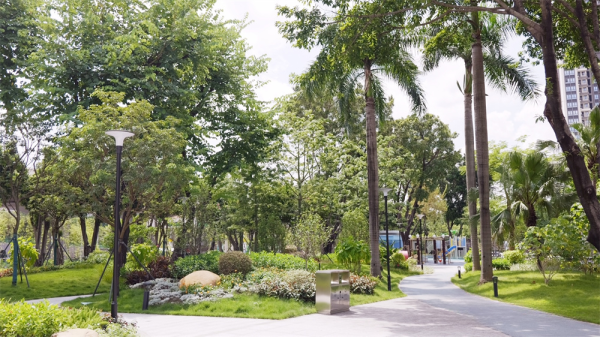 泸深A融通 10万平方米提升、9大公园节点！广花路14.9公里绿化廊道焕新