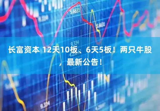长富资本 12天10板、6天5板！两只牛股，最新公告！